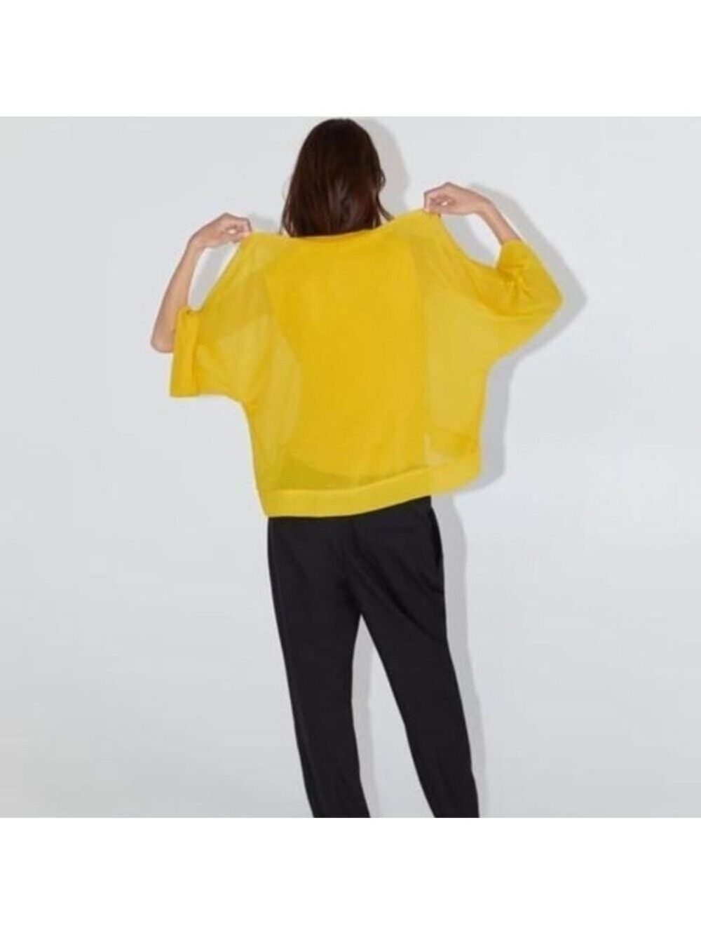 Elegant Yellow Women's Top - Picture 2 of 9